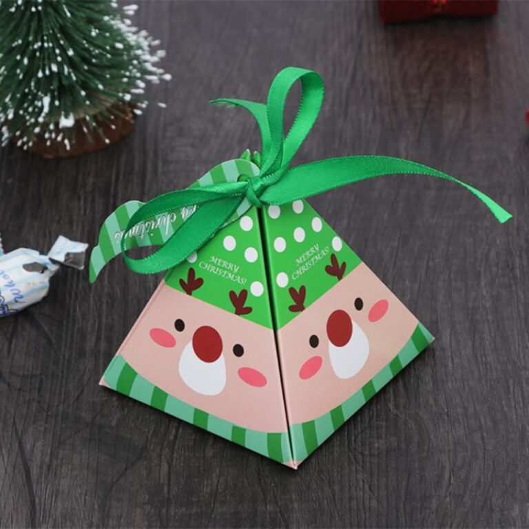 Triangle Shaped Christmas Gift Box 10 Pcs Set - All 4 Party Lovers